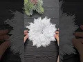 Easy Paper Snowflakes Paper Christmas decorations Tutorials