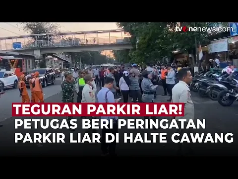 Sering Bikin Macet, Satpol PP Jakarta Timur Tegur Parkir Liar di Halte Cawang