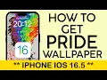 How to Get The Pride Wallpaper on iPhone iOS 16 5 LGBTQ Wallpaper 2023