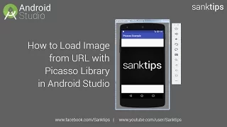 How to Load Image from URL with Picasso Library in Android Studio Sanktips