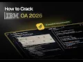 Using Interview Coder to pass the IBM Software Engineer OA 2026