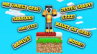 gram solo bo mnie wyzywacie na bed wars smutne 