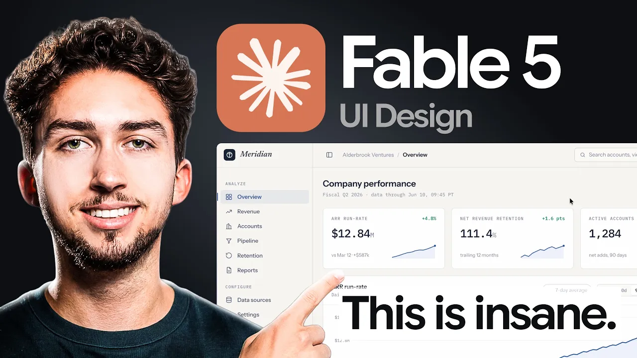 Claude Fable 5 is INSANE at UI Design