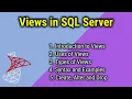 Views in SQL Server Use of views in SQL Types of views in SQL Interview Point D K Gautam