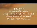 Alec Benjamin - Annabelle's Homework (Lyrics)