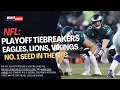 NFL Playoff Tiebreakers Explained Eagles Lions Vikings Fight for No 1 Seed