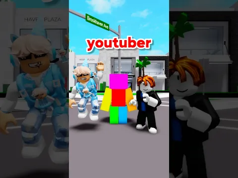 ADIVINHE o YOUTUBER no ROBLOX 🤩 #roblox #brookhaven #youtubeshorts