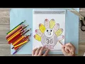 Thanksgiving Turkey Math Craft 4th Grade Multiplication Practice Worksheets 1 Digit by 2 Digit