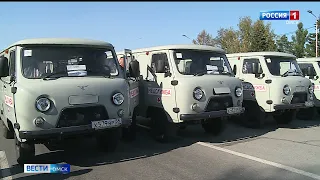 Сразу 97 машин скорой помощи пополнили автопарк медучреждений региона