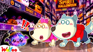NEW| 🎃 Rare Galaxy Dumpling Squishy Hunt! Spirit Halloween Mystery | Wolfoo Channel | Kids Cartoon