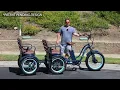Wow Passengers Cargo The Ultimate Electric Bike The Best 3 Wheel EBike for Transportation