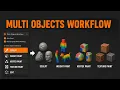 Sculpt Weight Paint Multiple Objects in Blender Without Joining Multi Objects Workflow Addon