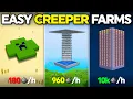 5 EASY Creeper Farms YOU MUST HAVE Minecraft 26 2