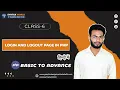 how to create a login and logout page in PHP Complete PHP Tutorial