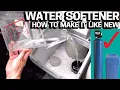 Water Softener Cleaning Restore it Like New - Don t skip this EASY maintenance