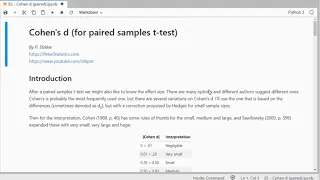 Python - Cohen s d for Paired Data