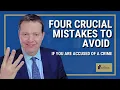 Four Crucial Mistakes to Avoid if You re Accused of a Crime Washington State Attorney
