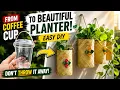 Don t Throw Away Coffee Cups Make This Beautiful Planter