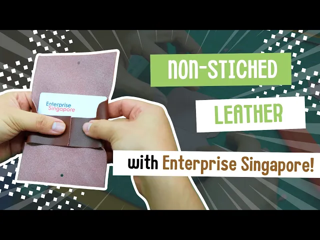 Enterprise Singapore at their FunEmpire leather workshop