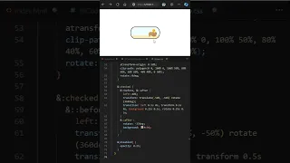 Day 095 - Micro Css Egg Chick Toggle Button