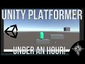 How to Build Your First Game In Unity Side Scroller Platformer Game Tutorial