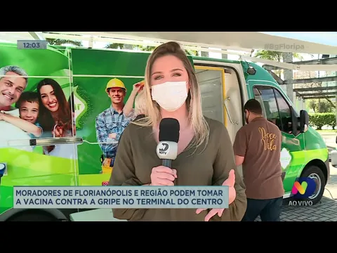 Moradores de Florianópolis e região podem tomar a vacina contra a gripe no Ticen