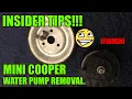 2nd Gen MINI water pump replacement tips