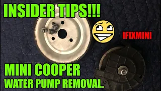2nd Gen MINI water pump replacement tips