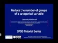 Reduce the number of groups of a categorical variable in SPSS