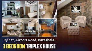 Brand New 3 Bedroom Luxury Triplex Furnished Apartment for Rent Sylhet Airport Road