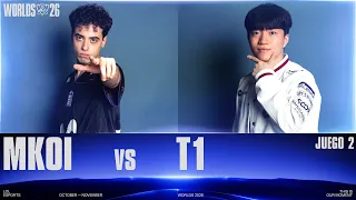 MKOI vs T1 | WORLDS 2026 | DÍA 9 | FASE SUIZA | JUEGO 2