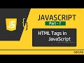 How to use HTML Tag In JavaScript Tutorial For Beginners in Hindi Adisma