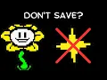 What if You Fight Omega Flowey Without Ever Saving