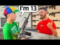 Buying Guns While Acting Like A Kid