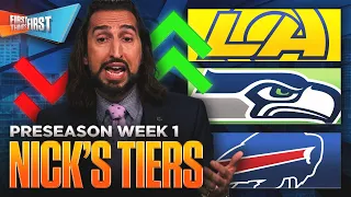 New team claims top spot on Nick s NFL Tiers Drake Maye on keeping all Patriots weapons happy FTF