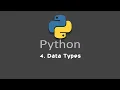 4 Python Crash Course Data Types