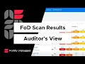 Security Auditor s View of Scan Results in Fortify on Demand