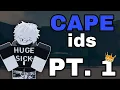 Download Lagu COOL CAPE IDS TO USE!! PT. 1 | Roblox The Strongest Battlegrounds