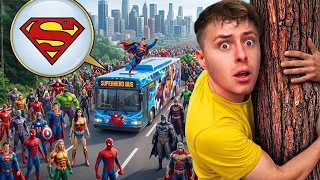 Nastoupili Jsme Do Autobusu Plného Superhrdinů V Reálném Životě!