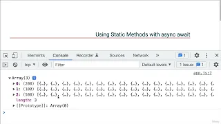 JavaScript Critical Parts 1015 Using Static Methods with async await