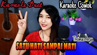 Download Karaoke SATU HATI SAMPAI MATI - Tanpa Vokal Cowok || Duet Bareng Aprilia Beybie MP3