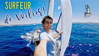 le SURFEUR de BATEAU il est là, il est beau ! # Voilier coraille en voyage