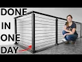 Easy Cable Stair Railing The Best DIY System