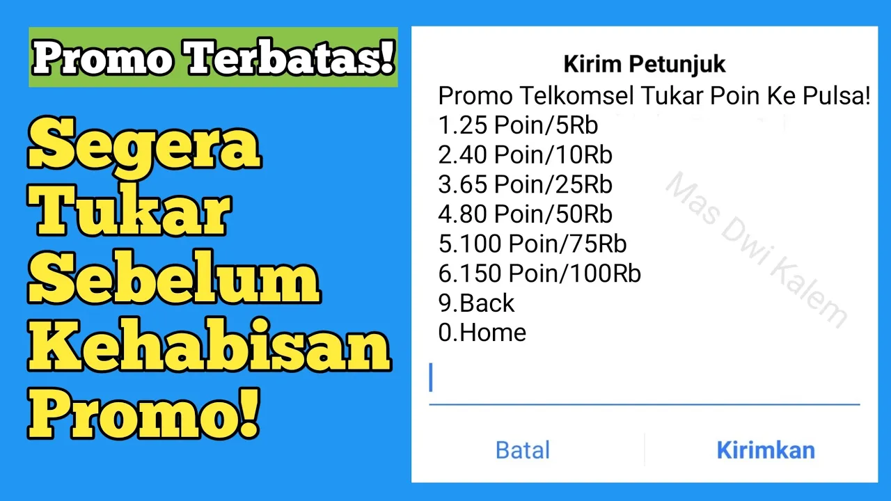 CARA IKUT UNDIAN UNDI UNDI HEPI TELKOMSEL POIN