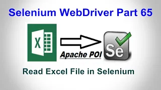 Selenium WebDriver Part65 Read Excel file in Selenium using Apache POI Create Excel Library