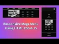 responsive mega menu html css javascript source code is free