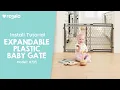 Expandable Plastic Baby Gate Install Tutorial