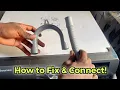 How to Fix Universal Washing Machine Drain Hose Flexible Dishwasher Drain Hose Extension Kits