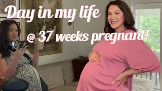 ✨Realistic✨ day in my life at 37 weeks pregnant 🤰🏻🎀👶🏻