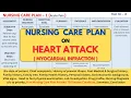 Nursing Care Plan On Heart Attack Myocardial Infraction NCP on Heart Attack Heart Attack NCP
